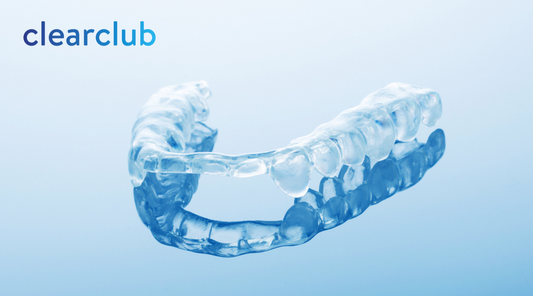 Clear custom nightguard for TMJ