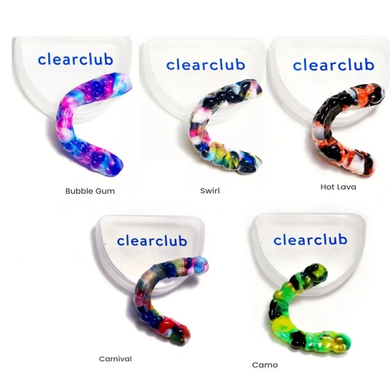 mouth guards with custom colors