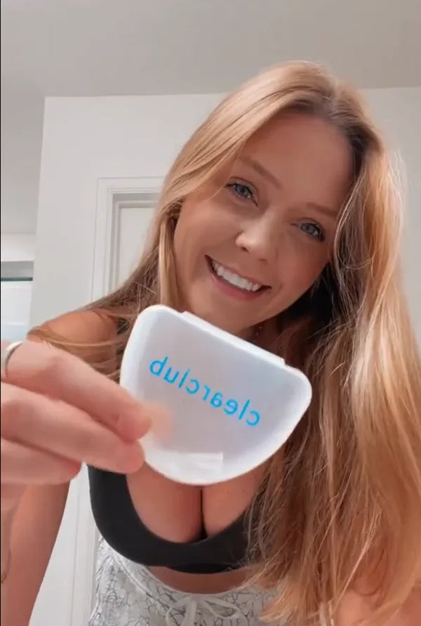 teeth whitening custom tray in a case