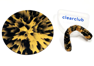 Color Leopard Custom NightGuard for teeth grinding and clenching - ClearClub