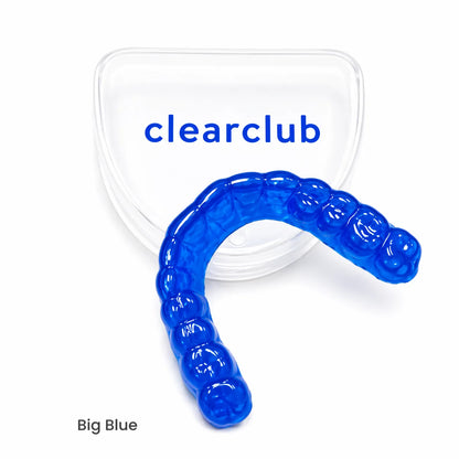 Blue Custom Nightguard for teeth grinding and clenching - ClearClub