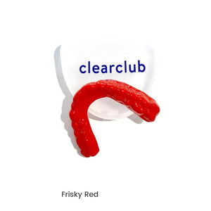 Red Custom Nightguard for teeth grinding and clenching - ClearClub