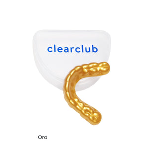 Gold Custom Nightguard for teeth grinding and clenching - ClearClub