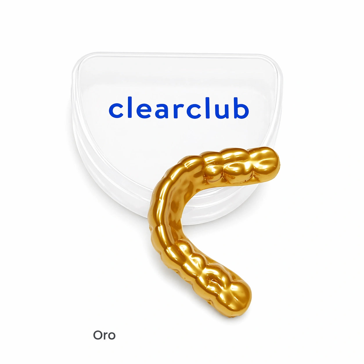 Gold Custom Nightguard for teeth grinding and clenching - ClearClub