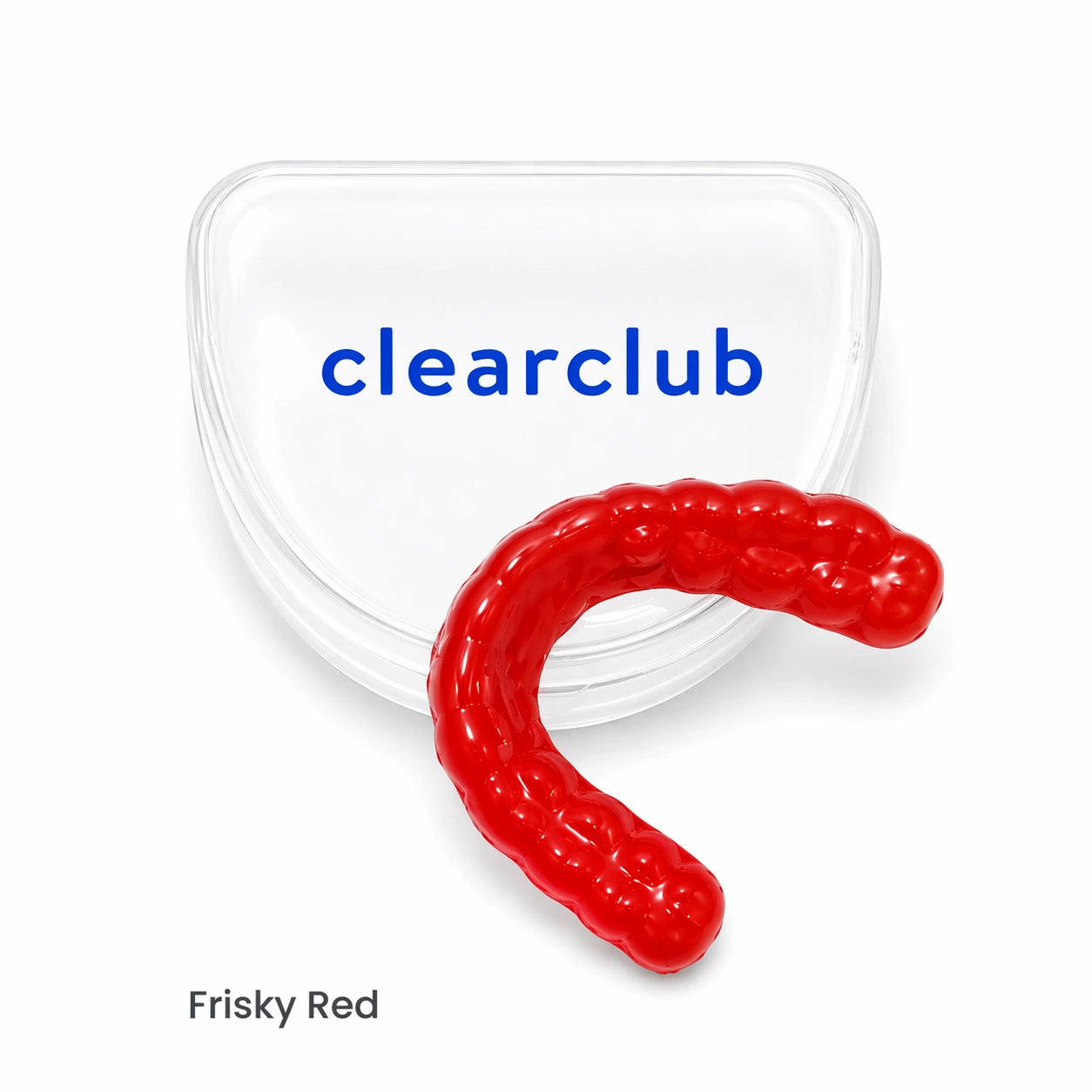 Red Custom Nightguard for teeth grinding and clenching - ClearClub
