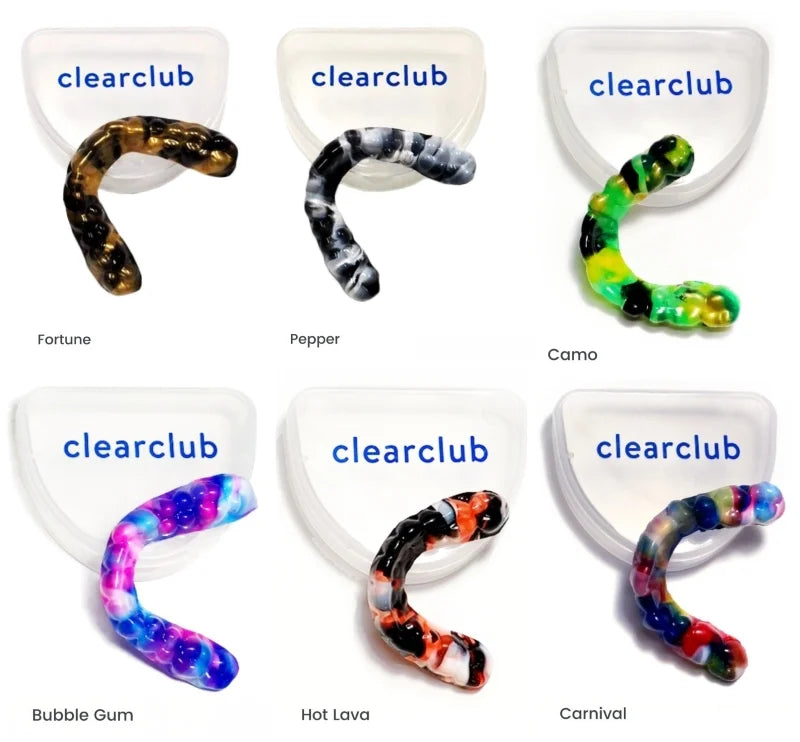 mouth guards multi color