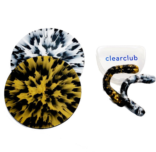 ClearClub Color Leopard, Zebra, Custom Night Mouth Guard for teeth grinding and clenching